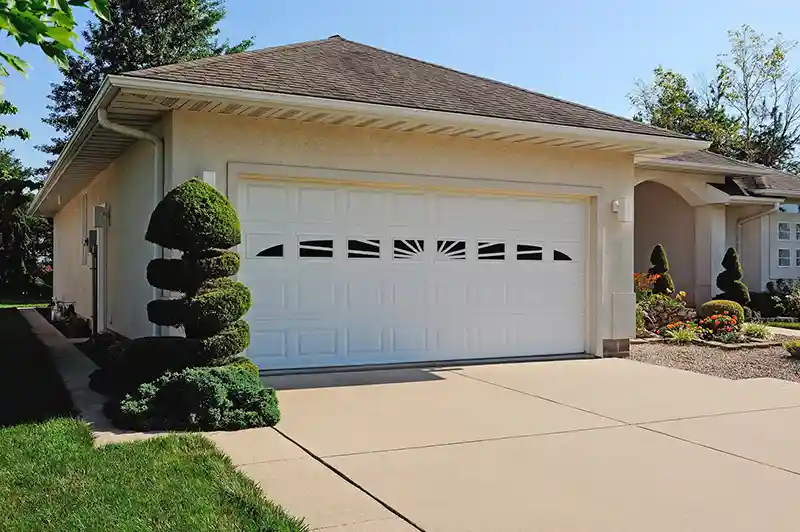 Traditional garage door