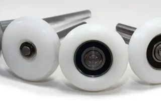 Different garage door roller types